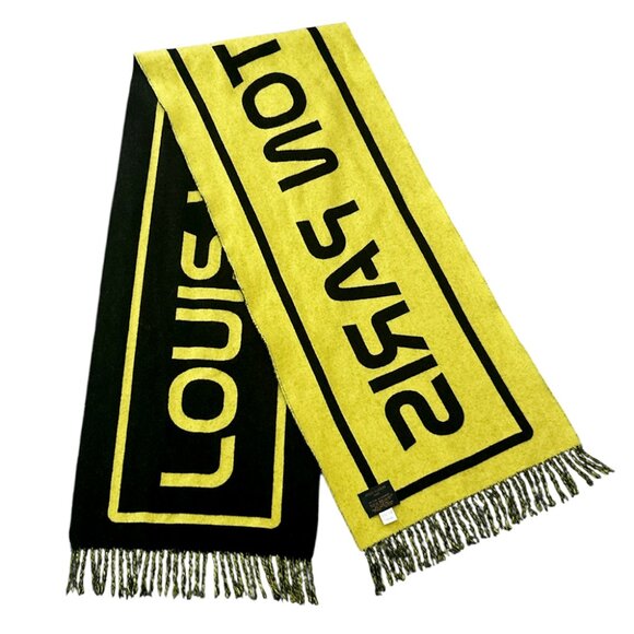 LOUIS VUITTON Wool Cashmere City Gravity Scarf, oversized, Unisex - Picture 1 of 15